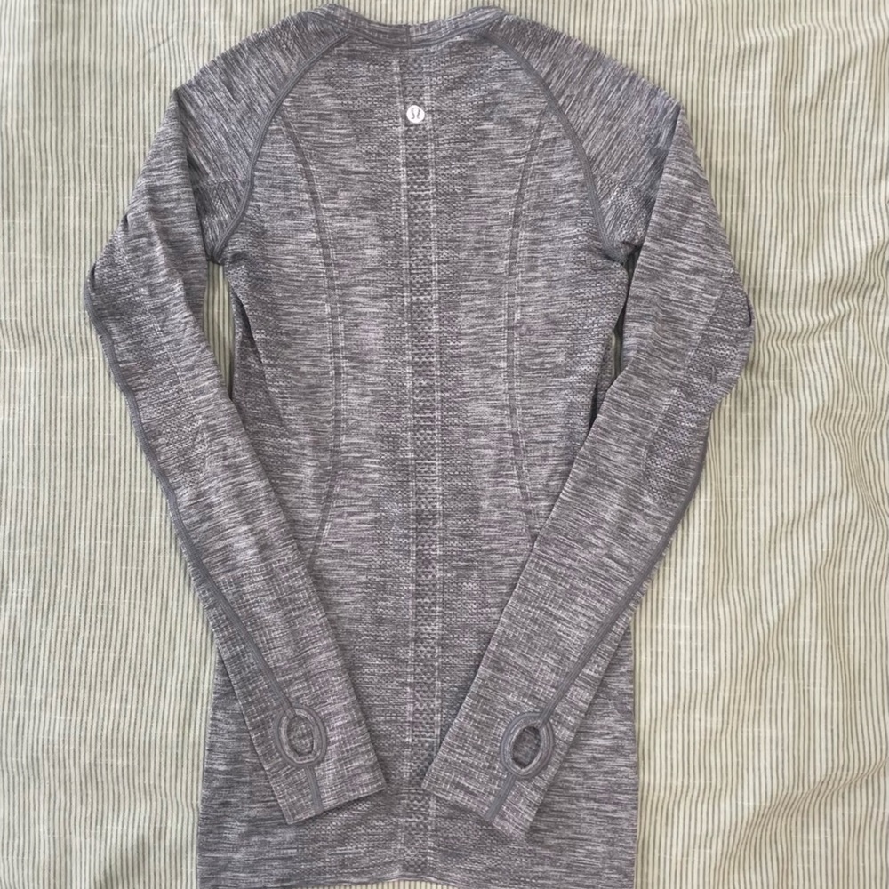 lululemon swiftly long sleeve grey